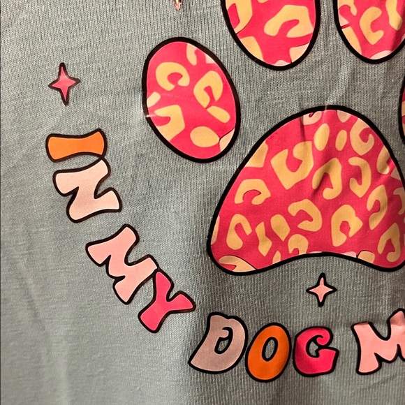 Dog Mom Era Blue T-Shirt - Picture 5 of 9